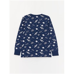 LC Waikiki Bisiklet Yaka Baskılı Uzun Kollu Erkek Çocuk Pijama Takımı, LCW DREAM                                            
                                            Bisiklet Yaka Baskılı Uzun Kollu Erkek Çocuk Pijama Takımı