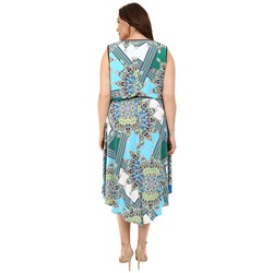 Plus Size Kaleidescope Medallion Maxi