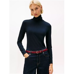 Long-Sleeve Turtleneck T-Shirt