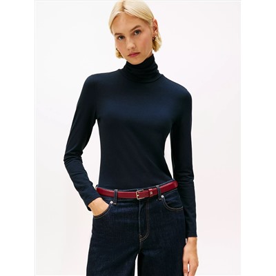 Long-Sleeve Turtleneck T-Shirt