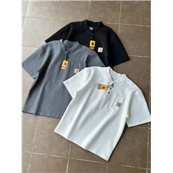 Мужская футболка на пуговицах