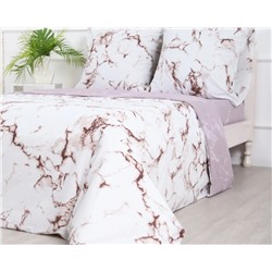 Постельное белье Мрамор поплин, наволочки 70х70см