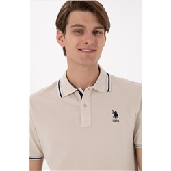 Erkek Regular Fit Polo Yaka Taş Basic Tişört