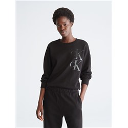 Stacked Monogram Logo Crewneck Sweatshirt