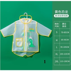 Новый детский плащ для мальчиков и девочек, средней длины из ЭВА