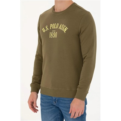 Erkek Haki Sweatshirt