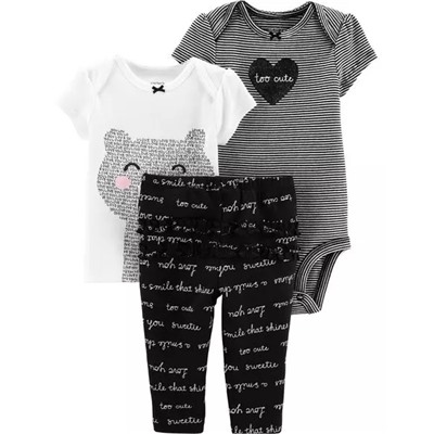 3-Piece Bear Little Character Set