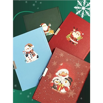 61053 Блокнот+ручка новогодний