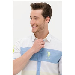 Erkek Saks Uzun Kollu Gömlek