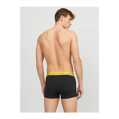 Jack & Jones Jack Jones Jacleo Solıd Trunks 5 Pack Erkek Siyah Boxer 12250613-02
