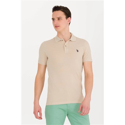 Erkek Taş Basic Polo Yaka Tişört