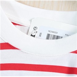 Хлопковая полосатая футболка