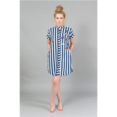 Халат женский на пуговицах 96