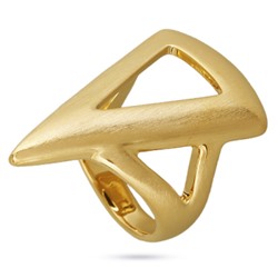 Кольцо (покрытие сатиновое золото)