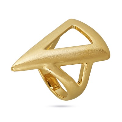 Кольцо (покрытие сатиновое золото)