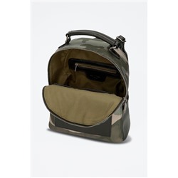 Mochila Nicole Caqui y negro