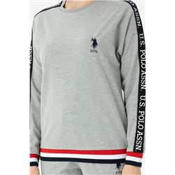 Kadın Gri Melanj Pijama Takımı