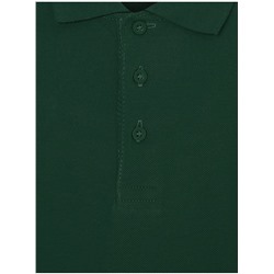 Bottle green Short Sleeve School Polo Shirts 2 Pack