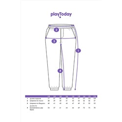 Брюки PLAYTODAY, 1121325