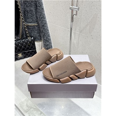 Сланцы/тапочки на плоской подошве (7 цветов) Баленсиаг*а