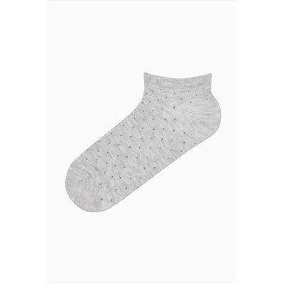 Penti Mixed Pattern Siyah Gri 5li Patik Çorap