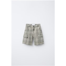 CHECK BERMUDA SHORTS