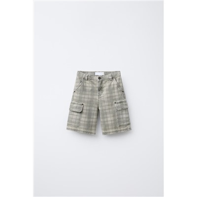 CHECK BERMUDA SHORTS
