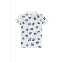 Erkek Çocuk Koyu Mavi Polo Yaka Tişört