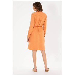 Kadın Kiremit Dokuma Elbise