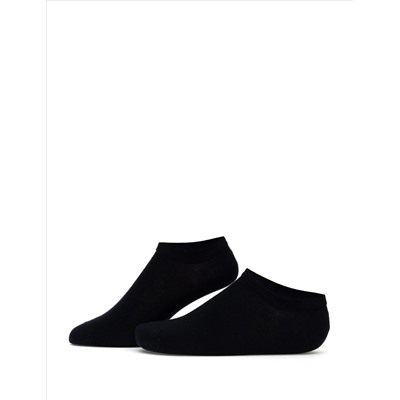 Erkek Bambu Karışımlı 3'lü Paket Lacivert Patik Basic Çorap
