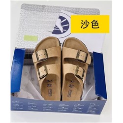 Ещё одни комфортные шлепки из натуральной замши  БРИКЕНСТО*К