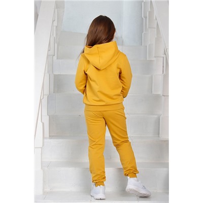 Костюм с брюками КТ0045 Горчичный НАТАЛИ #881552