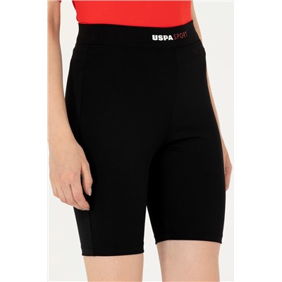 Kadın Siyah Örme Şort