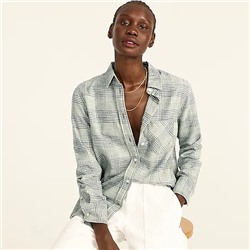 Classic-fit shirt in flannel