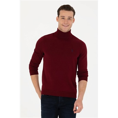 Erkek Bordo Basic Kazak