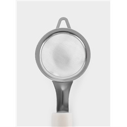 Сито, 7 см, с ручкой, сталь/пластик, серо-бежевое, Universal