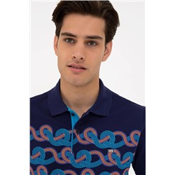 Erkek Lacivert Polo Yaka Tişört