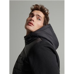 Jacke aus materialmix