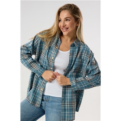 Майка базовая в рубчик белая