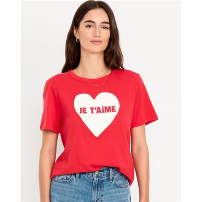 EveryWear Crew-Neck Graphic T-Shirt