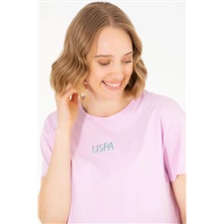 Kadın Manolya Bisiklet Yaka Tişört