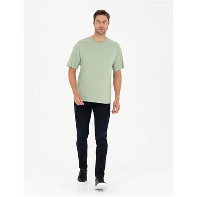 Yeşil Comfort Fit Tişört