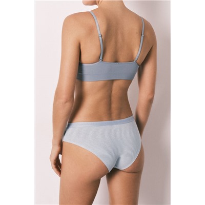 Pack 7 bragas anchas brasileñas algodón soft logo