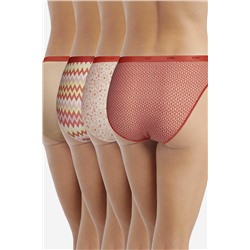 Pack 4 bragas estampadas