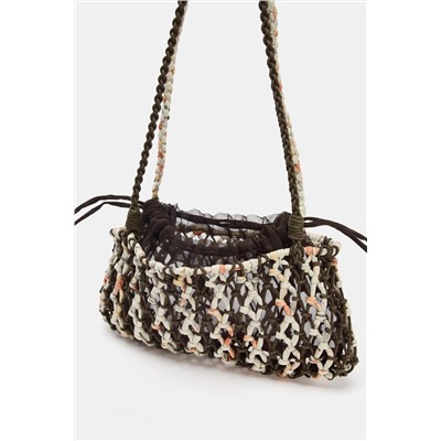BRAIDED KNIT MINI BAG