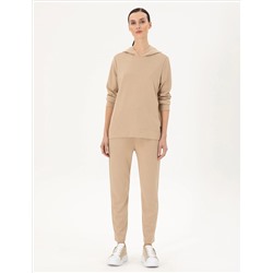 Bej Regular Fit Eşofman Altı