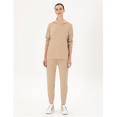 Bej Regular Fit Eşofman Altı