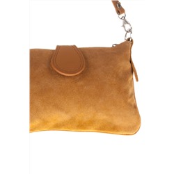 Bandolera de piel Camel