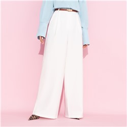 Брюки с защипами, Легкой походкой (white)