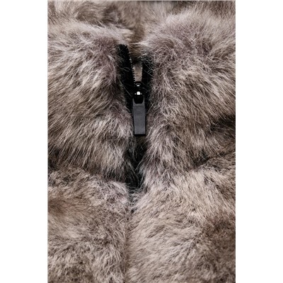 SHORT COAT WITH FAUX FUR HOOD HEIQ XREFLEX™ TECHNOLOGY SKI COLLECTION